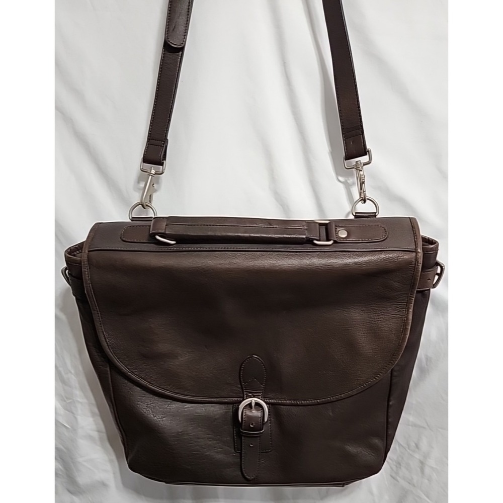 Vintage Wilson's Leather  Bag  Laptop, Satchel EUC Adjustable Shoulder Strap